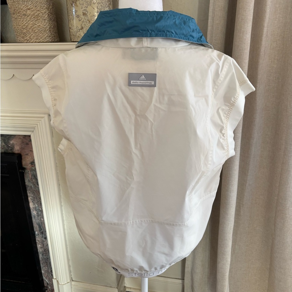 Stella McCartney x Adidas white and blue vest woman’s small - Picture 6 of 10